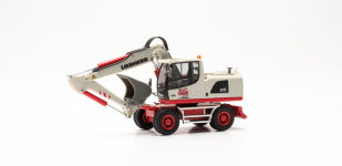 Herpa 316491 - H0 - Liebherr Mobilbagger A918 Litronic Radbagger Schlenter Aachen